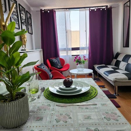 Centrico, Comodo Y Moderno Con Vista Privilegiada Hasta 4Pers Santiago de Chile Bagian luar foto