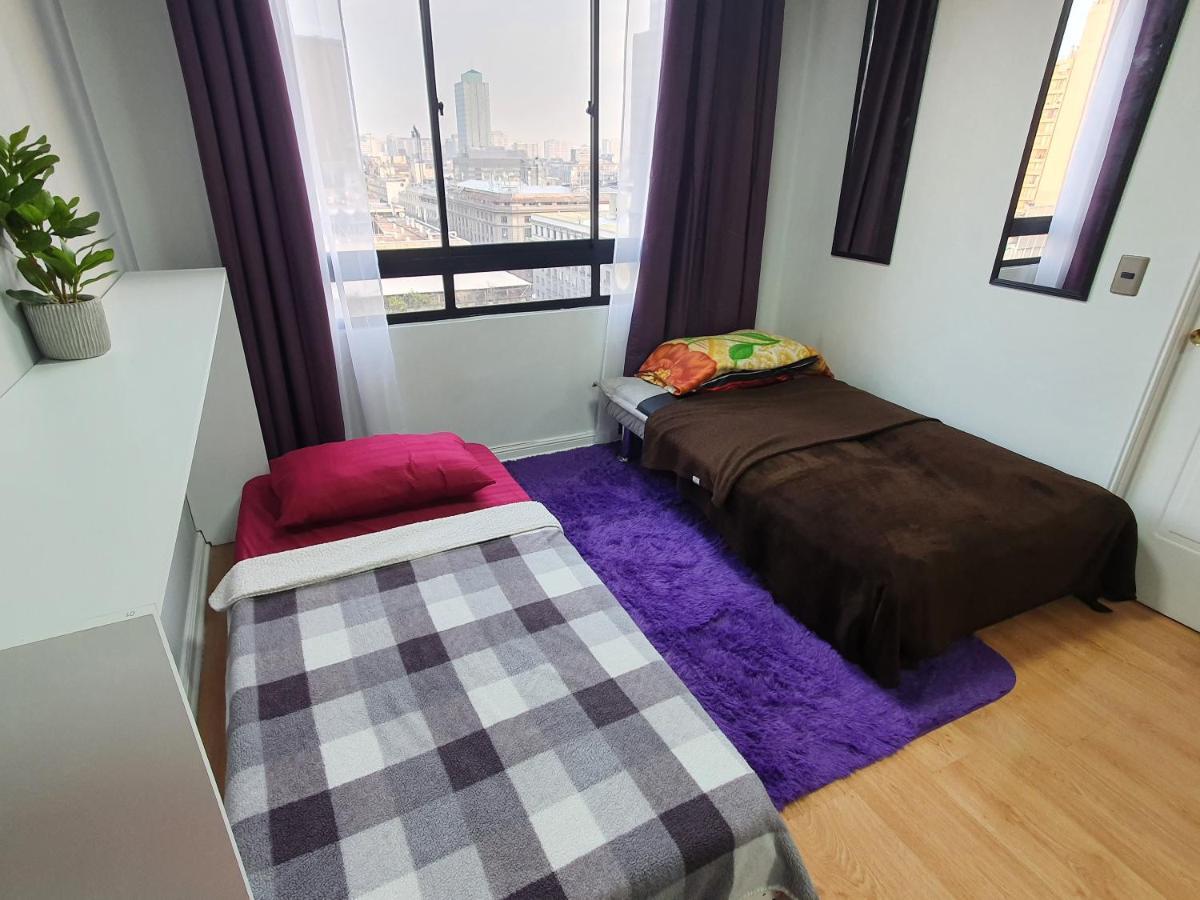 Centrico, Comodo Y Moderno Con Vista Privilegiada Hasta 4Pers Santiago de Chile Bagian luar foto
