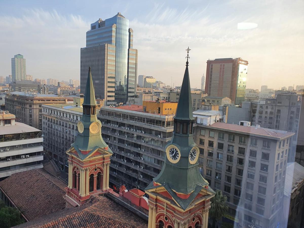 Centrico, Comodo Y Moderno Con Vista Privilegiada Hasta 4Pers Santiago de Chile Bagian luar foto