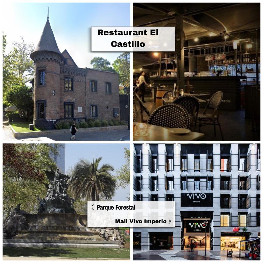 Centrico, Comodo Y Moderno Con Vista Privilegiada Hasta 4Pers Santiago de Chile Bagian luar foto