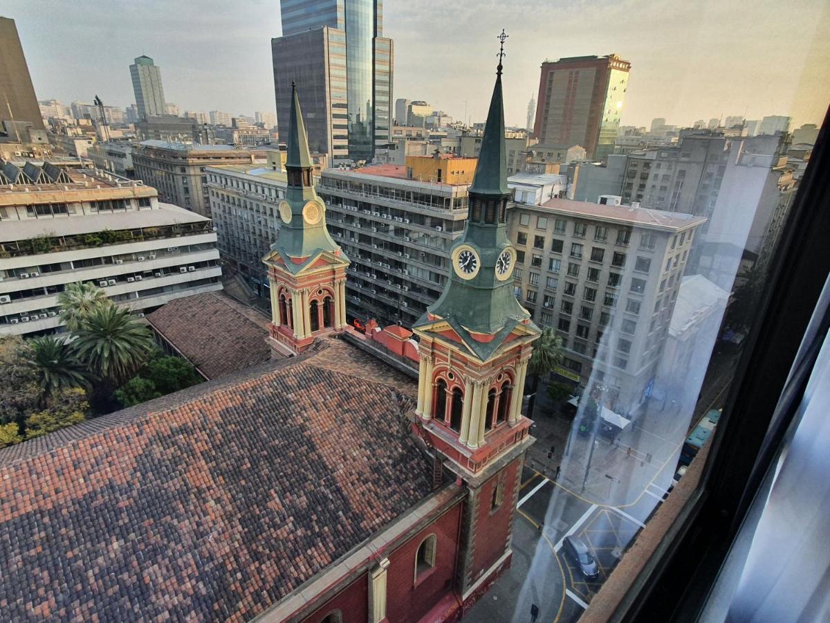 Centrico, Comodo Y Moderno Con Vista Privilegiada Hasta 4Pers Santiago de Chile Bagian luar foto