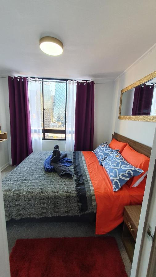 Centrico, Comodo Y Moderno Con Vista Privilegiada Hasta 4Pers Santiago de Chile Bagian luar foto