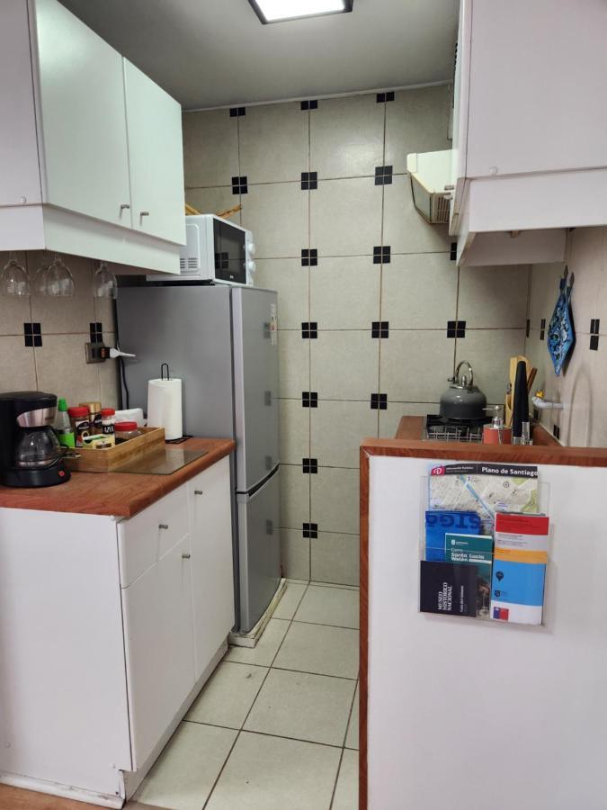 Centrico, Comodo Y Moderno Con Vista Privilegiada Hasta 4Pers Santiago de Chile Bagian luar foto